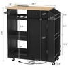 MAHANCRIS Kitchen Island with Power Outlet, Kitchen Storage Island with