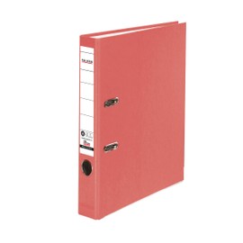 Original Falken Recycolor environmental folder Öko. Made in Germany. Coloured paper cover outside 5 cm narrow DIN A4 red ring binder file folder letter file office folder cardboard folder CO2-neutral Blue Angel