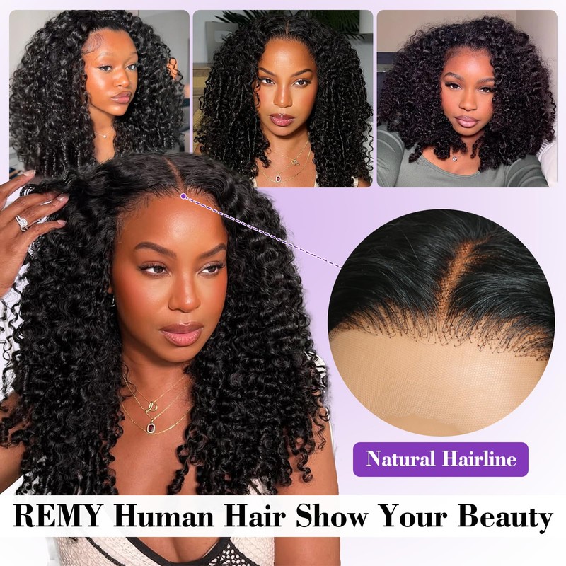 Burmese Curly Wig Pre-Plucked, Pre Bleached Tiny Knots Daily Wear