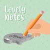 Legami - Lovely Notes - Sticky Note Pad Cat, HSS0001,