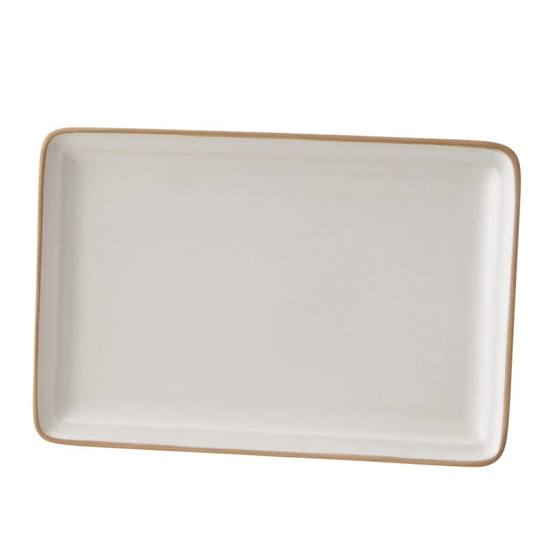 Edgeline Rectangular Plate M, White