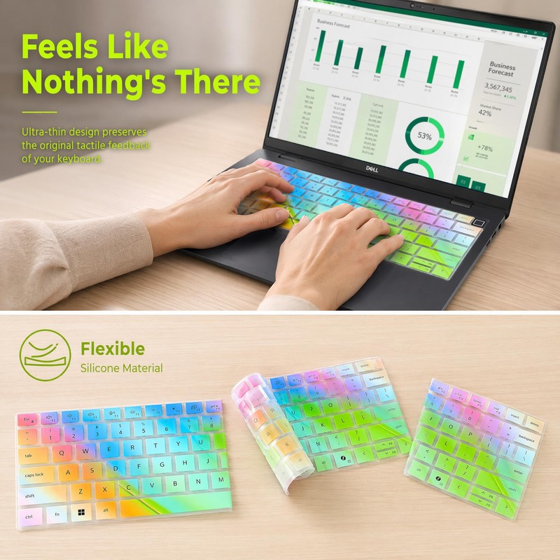 Keyboard Cover for 2026 2025 Dell Pro 14 PC14250 /