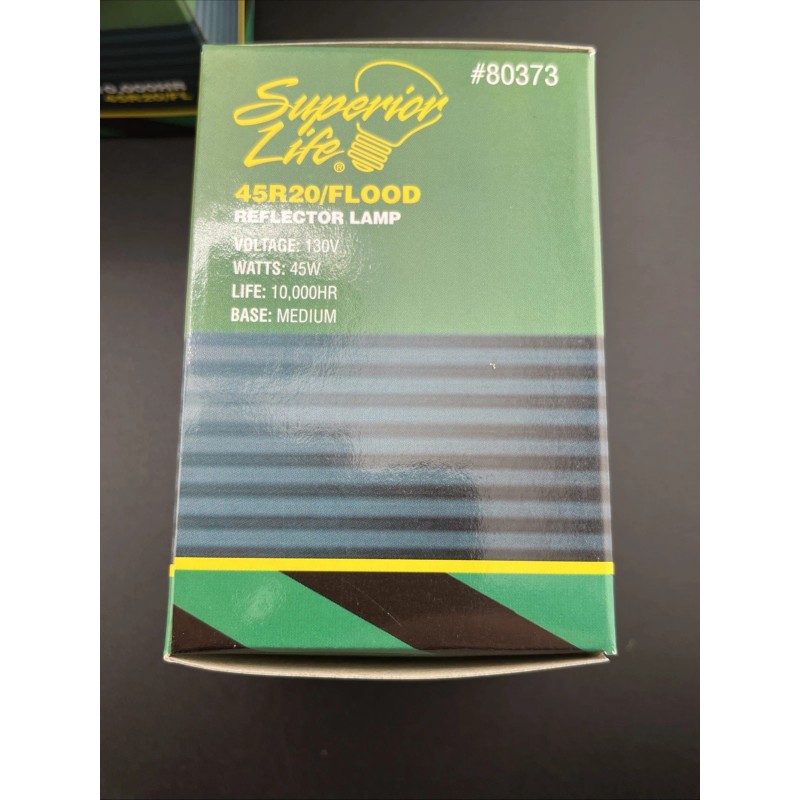 Superior life 10 Pack 45R20/FL Dimmable Reflector Bulb 45W 120V