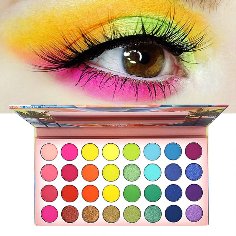 TWOMODE Eyeshadow Palette 32 Color Shimmer Matte Eye Shadow Palletes