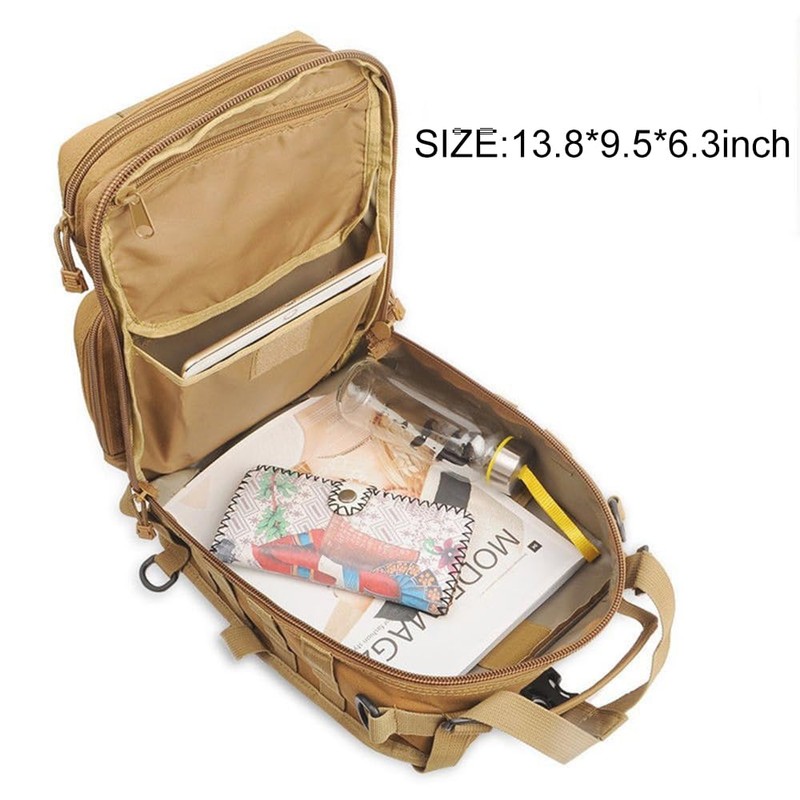 HAOMUK Tactical Sling Bag Pack Military Rover Shoulder Sling Backpack