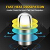Ruiandsion LED Flashlight Bulb 3V P13.5S Base Socket White LED
