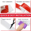 Vinyl Wall Base Baseboard Molding Trim 4" Flexible Self Adhesive
