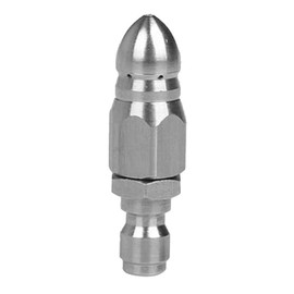 T&F Pressure Washer Sewer Jetter Nozzle, Drain Jet Hose Nozzle, 1/4'' Quick Connector