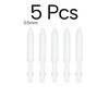 FULIBAO 0.5mm Extra Fine White Fiber Replaceable Marker Tips, 5