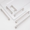 BUKOBYHE 10 Pack 5 Inch(128mm) Kitchen Cabinet Handles Brushed Satin