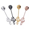 304 Stainless Steel Spoon Innovative Musical Notes Stirring Spoon for