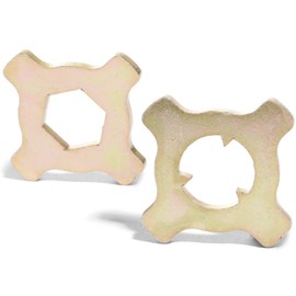 STUDIAMONDS Replacement Cleat Wrench for Football Boots with Hex Shape and 3 Galvanised Steel Tips Golden