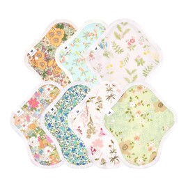 Panty Liner NO 3 Cloth Napkin Orimono Sheet v03 Natural Set of 7