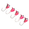 5 Pcs Winter Ice Fishing Jigs Kit for Bass Perch