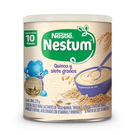 Nestum 8 Cereales con Probióticos, Etapa 3, lata 270 g