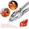 10PCS Crab Nut Crackers and Seafood Tools,Stainless Steel Lobster Crackers