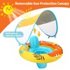 Swimbobo Inflatable Baby Swim Pool Float with Safe Seat and