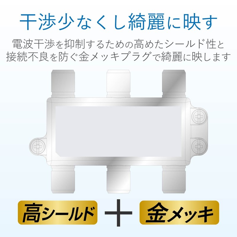 5DMS DX Antenna Splitter [2K 4K 8K Compatible] 5 Distribution