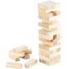 Playtastic Wooden tower game: Wobble Tower Skill Game with 48