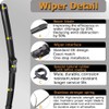 OEM Windshield Wiper Blade Replacement for GMC Terrain Chevy Equinox