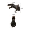 Marimu Polyresin Dinosaur Wall Bust, 12.2"H T-rex Sculpture, Copper Color,