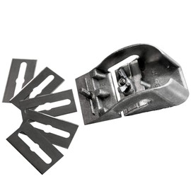 S&R 85 mm Mini Wooden Planer Set - Single Hand Planer, Plain Planer, Edge Planer, Dictum with Replacement Blades, Precise Planing, Edge Processing, Smoothing for Carpenters, Carpenters, Furniture