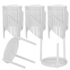 LOLYSIC 500PCS Pizza Saver, White Plastic Pizza Table Stand, Plzza