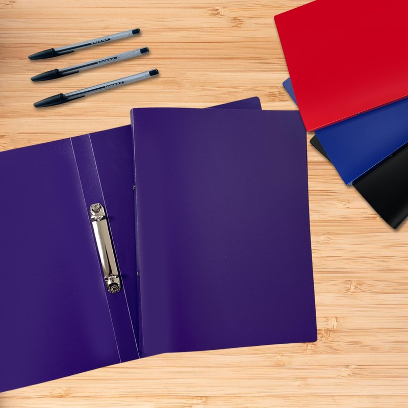 Janrax A4 Purple PP Ring Binder – 25mm Spine, 2