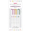 Zebra Highlighter, Mildliner, Settle Mild, Set of 5 Colors, WKT7-5C-OT