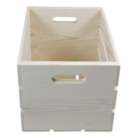 Poole & Sons, Inc. One Slatted Pine Crate 17 x 8 1/4 x 10 Inches Inside Dimensions