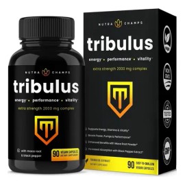 Nutra Champs Suplemento Extra Fuerza Y Energía 2000mg 90ct Sabor Sin Sabor