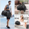 HUA ANGEL Large Sports Bag Men Women with Shoe Compartment
