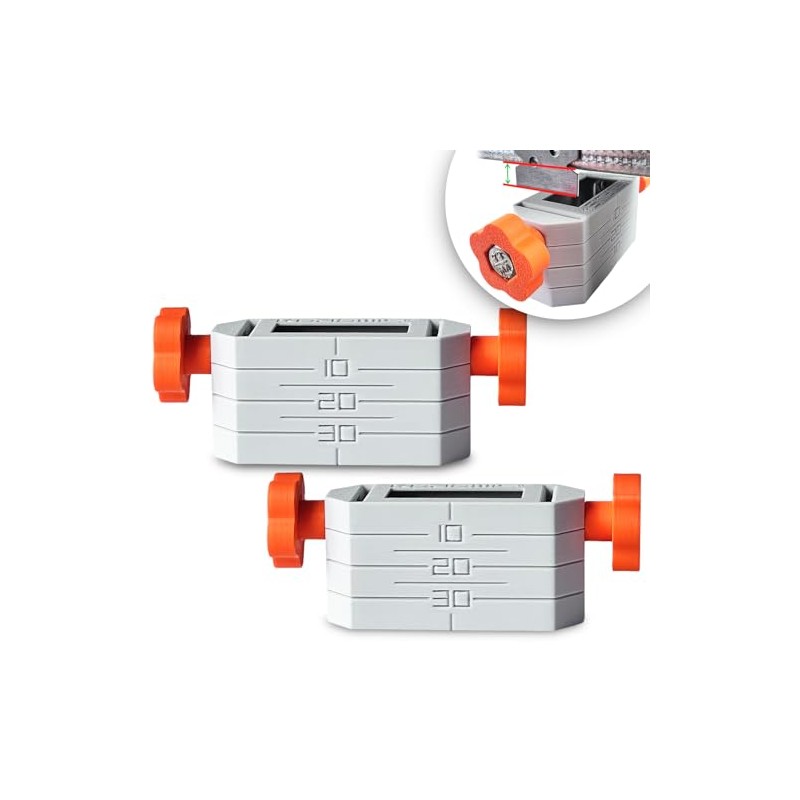 KAJAWIS 2 x Ceiling Levelling Bracket Short Grip Profile CD60