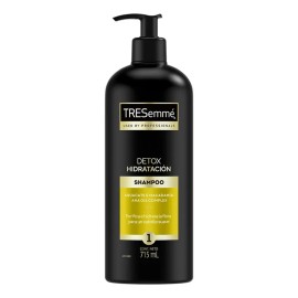 Shampoo TRESemmé Detox Hidratación, ideal para el cuidado del cabello graso, dejándolo humectado, ligero y suave 715 ml