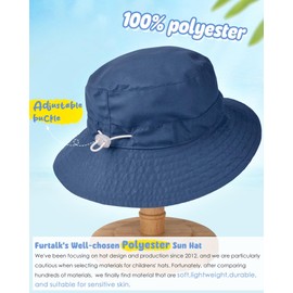 FURTALK Baby Sun Hat Toddler Boys Girls Bucket Hat for Kids 0-5 Years UPF 50+ Sun Protective Child Summer Beach Hats