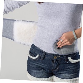 COLLBATH 1pc Wear-resistant Waist Support Belt Thickened Pure Wool Abdomen Band for Winter Sports Soft and Comfortable Kidney Warmer Reusable Waist Accessory for Men and Women
