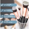 Luxe Makeup Brushes Kabuki Brush Stet 14 Pcs Premium Face