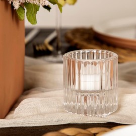 Koyal Wholesale Reversible Candle Holder for Taper Candles & Tealight Candles, Set of 12