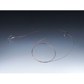 Balzer Matzes Single Hook & Drilling Combi Rig 70 cm 9 kg - Pike Rig for Pike Fishing, Steel Leader, Pike Leader, Hook Size/Bait Size: 4/M for Baits of Approx. 9-13 cm