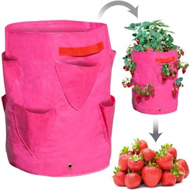 BenefitUSA Strawberry Planting Grow Bags Garden Planter Bags, 1/2 Pack (1)