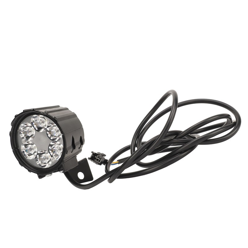 Cycling Horn Headlamp Waterproof 12‑72V Aluminum Electric Bike Front Light