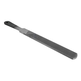 Benchmark Abrasives Single Cut Farmer’s Own File, American Pattern Second Cut Rectangular Hand File Without Handle (8")