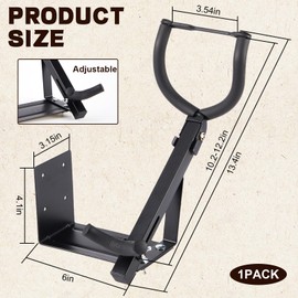 Otoolling 1 Pcs Saxophone Wall Mount Tenor Alto Saxophone Stand Holder Display Rack Metal Alto Sax Stand Wall Hanger for Music Studio Instrument Shop Home Accessories Sax Lover Gifts, Black