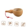 minkissy Natural Gourd Water Ladle Ergonomic Multi Functional Scoop for