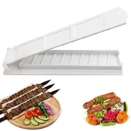 Kebab Maker Plastic Kebab Maker Press Kebab Press Mould Kebab Maker for Long Skewers Kebab Skewer Maker For Manual Kebab Moulds Are Used in Kitchens, Families, Outdoor Picnics, Camping