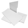 Crafts UK 50 Cards and Envelopes, White, 6 x 6-Inch