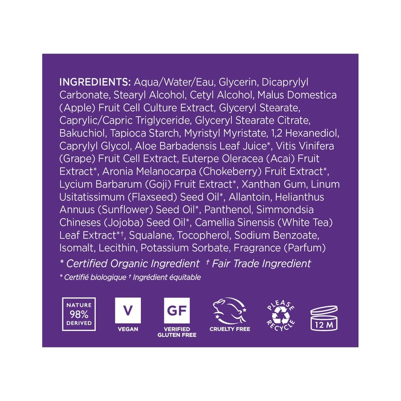 Andalou Naturals, Cream Rejuvenating Plant Based, 1 Ounce
