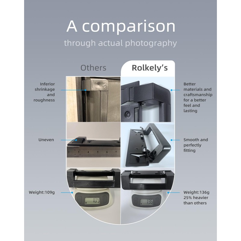 Rolkely 2025 Upgraded 3316882900 RV Refrigerator Door Handle Holder Compatible