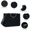 Chinllo Tote Bag for Women Quilted Chains Satchel Purse and