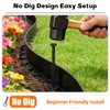 ESOHOT 4 inch Tall Landscape Edging Kit 100FT Garden Edging